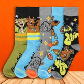 Scooby Doo & Gang 5 Pair Men's Crew Socks